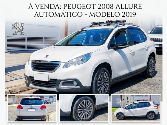 PEUGEOT 2008 1.6 16V FLEX ALLURE 4P AUTOMÁTICO PEUGEOT 2008 1.6 16V FLEX ALLURE 4P AUTOMÁTICO